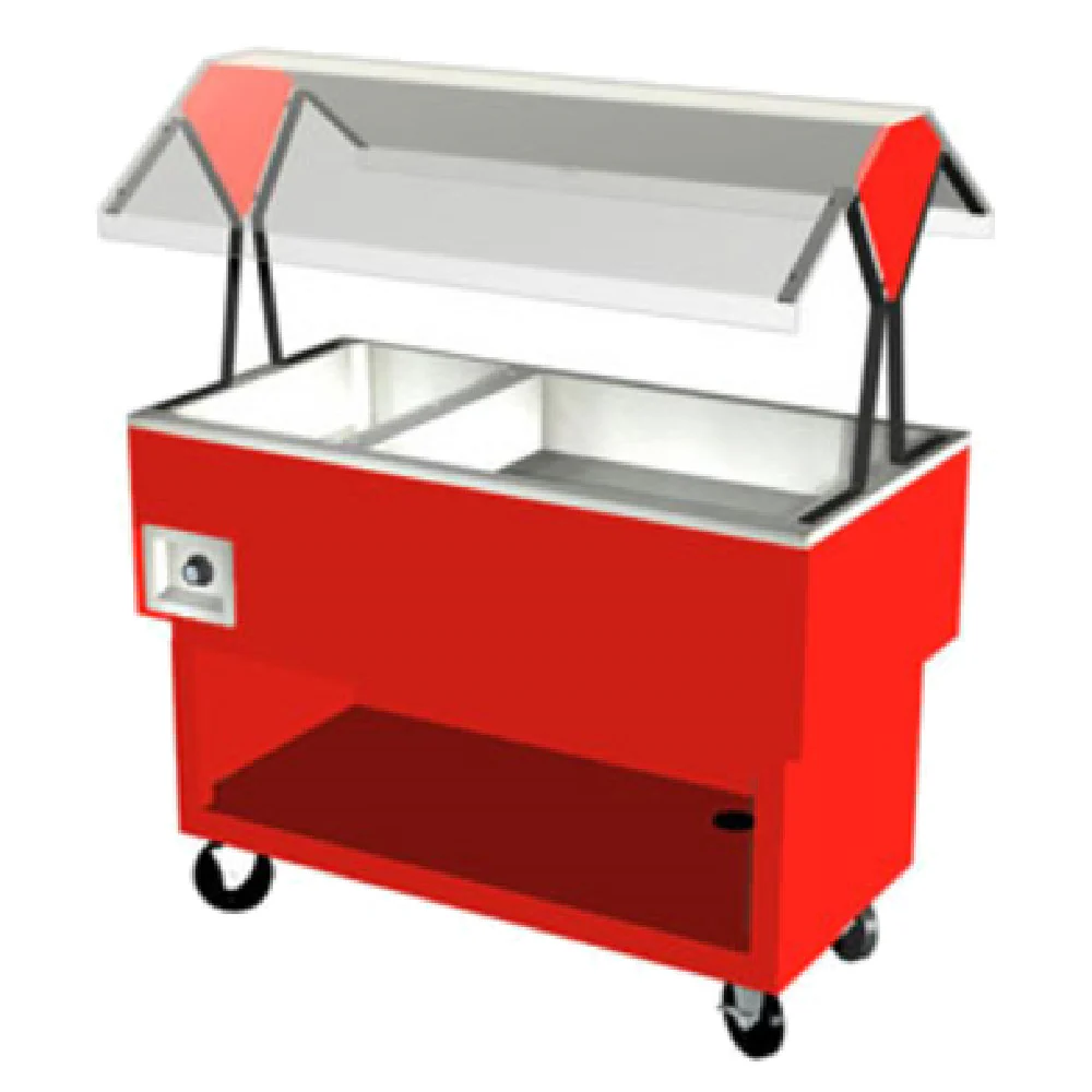 Duke OPAH-1H2C_217105 44 Inch EconoMate Combination Hot Cold Buffet with Acrylic Canopy Duke OPAH-1H2C_217105 44 Inch EconoMate Combination Hot Cold Buffet with Acrylic Canopy