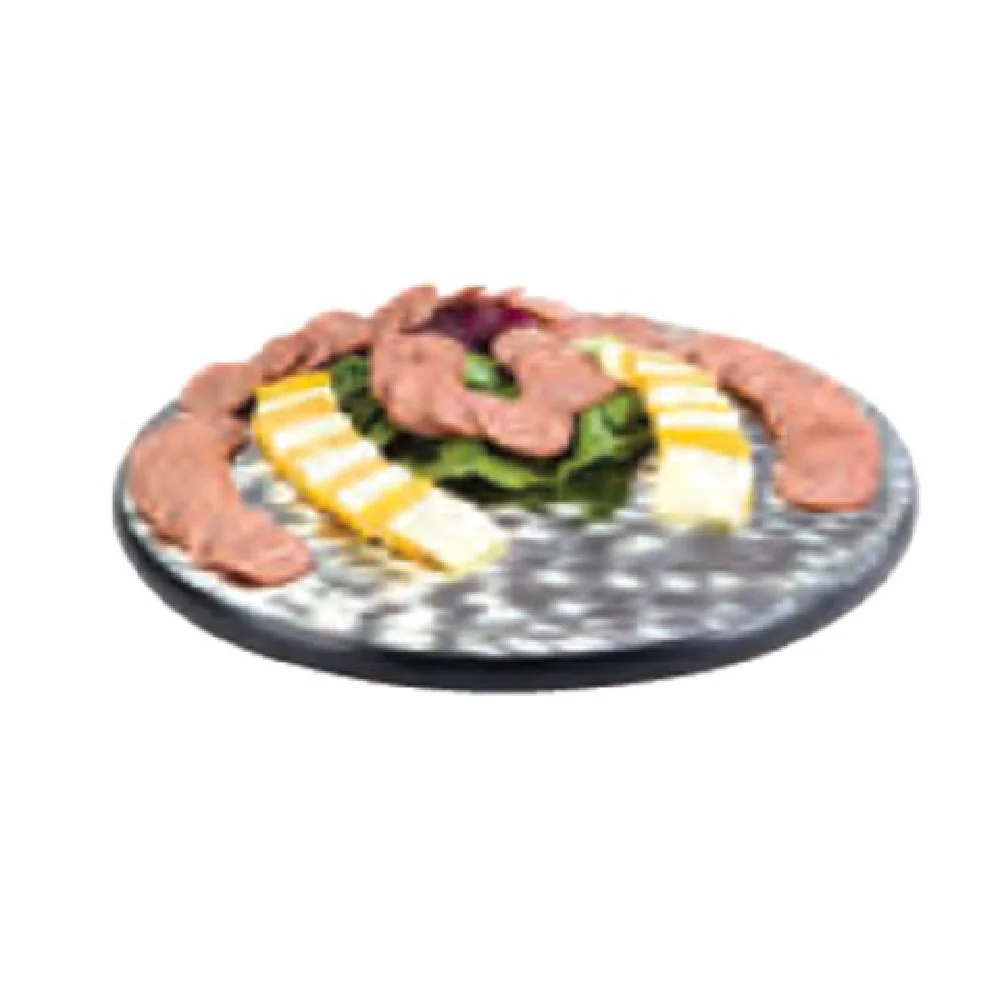 Lakeside 2429 22 Inch Rimless Display Tray with Black Vinyl Edges Stainless Steel Lakeside 2429 22 Inch Rimless Display Tray with Black Vinyl Edges Stainless Steel