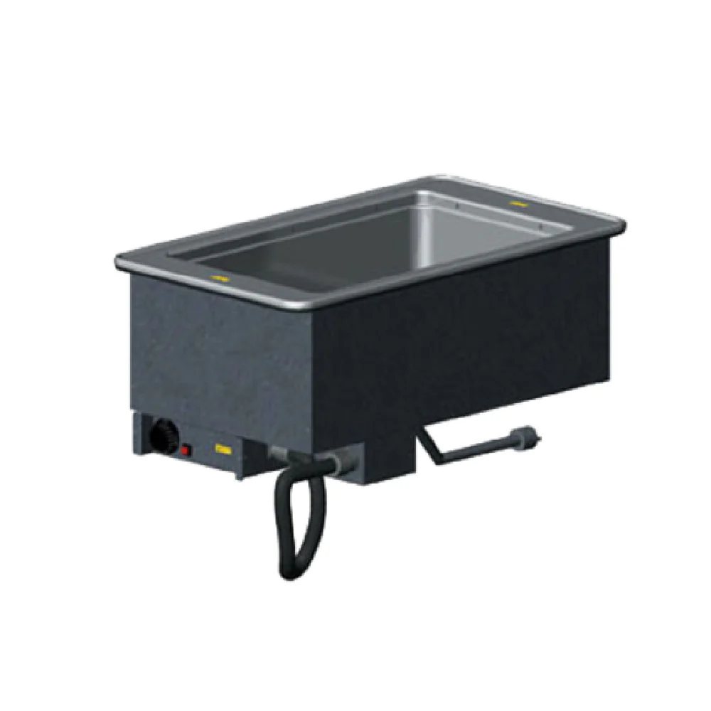 Vollrath 3647180 15 Inch Electric Hot Food Well Unit Drip-Free Flange Stainless Steel