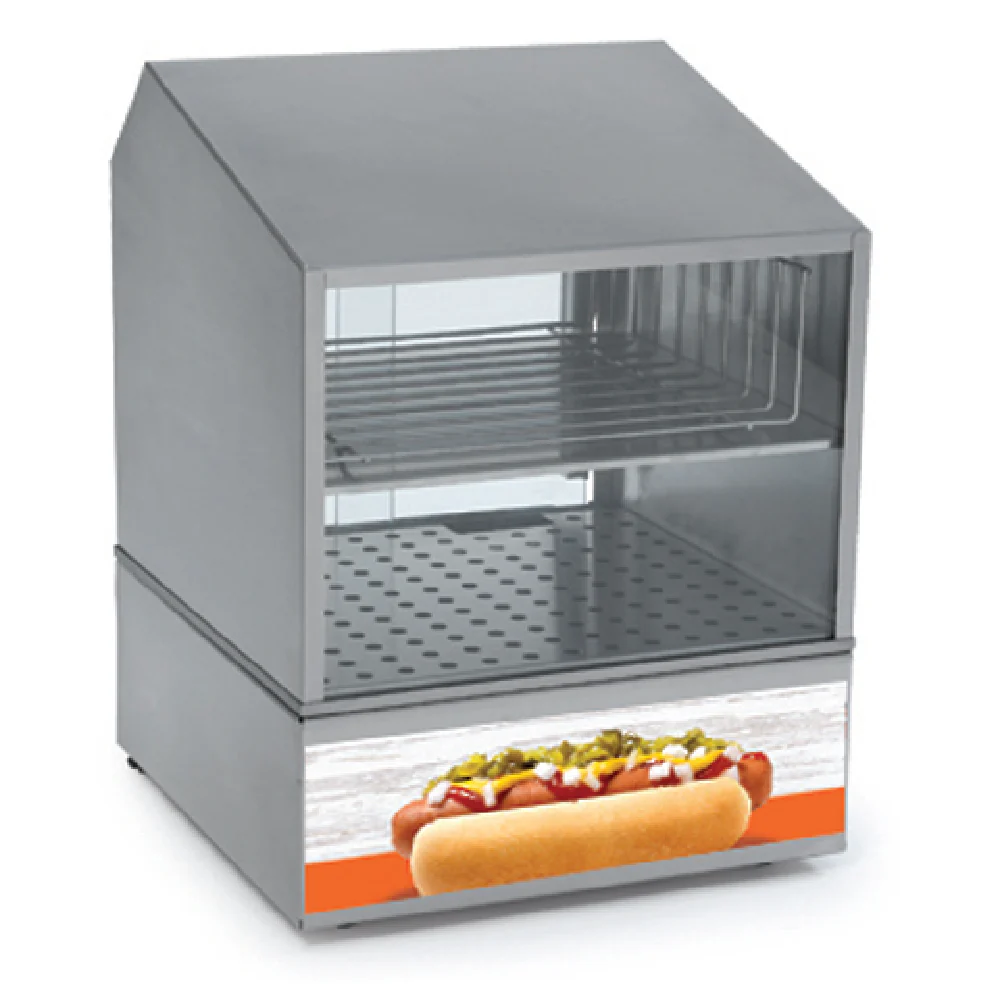 Nemco 8300-230 14 Inch Countertop Electric Hot Dog Steamer Stainless Steel with Tempered Glass Nemco 8300-230 14 Inch Countertop Electric Hot Dog Steamer Stainless Steel with Tempered Glass