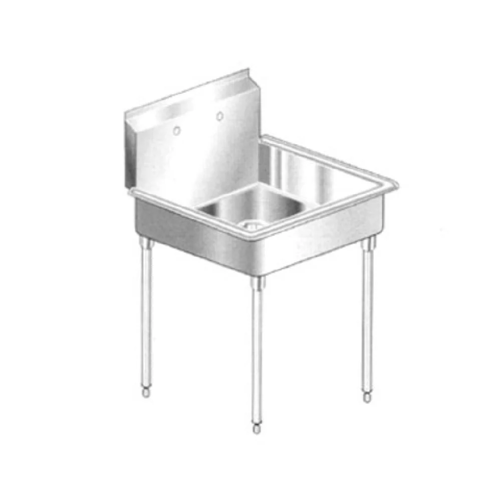 AERO Manufacturing 3MP-2124-8L 21 Inch Mop Sink with Legs Stainless Steel AERO Manufacturing 3MP-2124-8L 21 Inch Mop Sink with Legs Stainless Steel