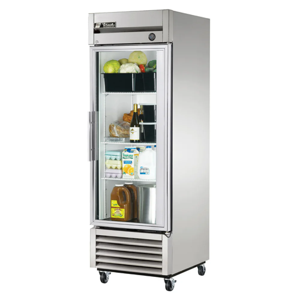 True Refrigeration T-23G-HC~FGD01 27 Inch Refrigerator Reach-in 1 Section with Glass Door True Refrigeration T-23G-HC~FGD01 27 Inch Refrigerator Reach-in 1 Section with Glass Door