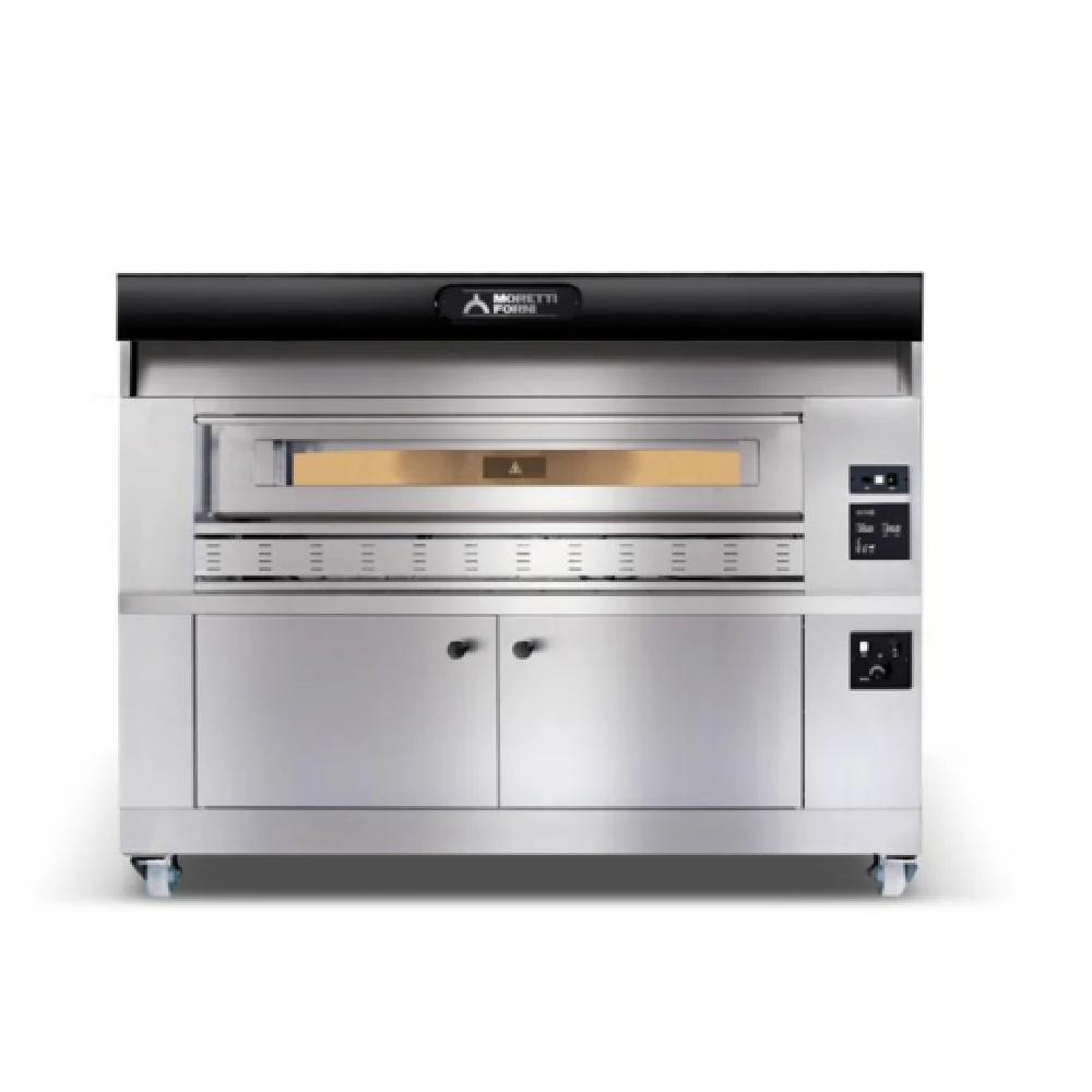Moretti Forni P150G A1 79 Inch Gas Pizza Bake Oven Double Deck with 220000 BTU Moretti Forni P150G A1 79 Inch Gas Pizza Bake Oven Double Deck with 220000 BTU