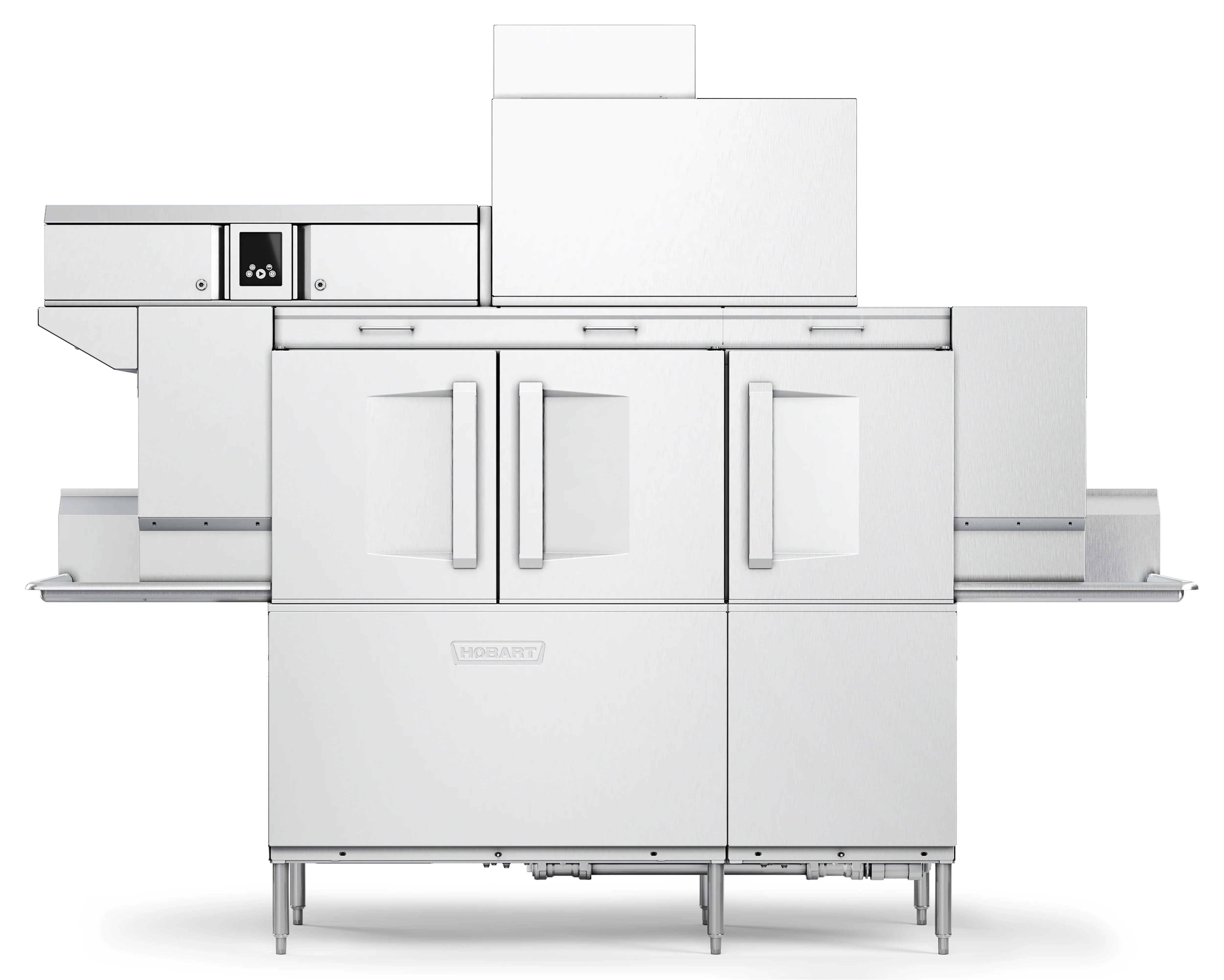 Hobart CL66VL-4@CF 69 Inch Single Tank Conveyor Dishwasher Ventless Energy Recovery Hobart CL66VL-4@CF 69 Inch Single Tank Conveyor Dishwasher Ventless Energy Recovery