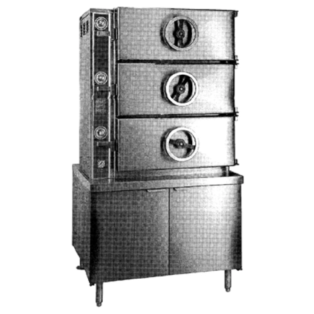 Crown GC-3_LP 36 Inch Gas Pressure Steamer with 250000 BTU Stainless Steel