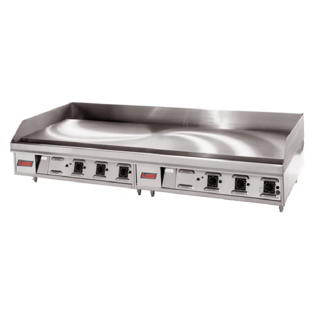 Lang 272SC 72 Inch LG Series Griddle Gas Countertop with Chrome Plate 162000 BTU Lang 272SC 72 Inch LG Series Griddle Gas Countertop with Chrome Plate 162000 BTU