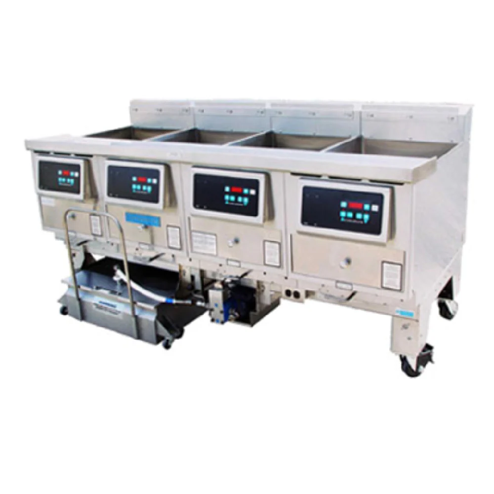 Ultrafryer Systems B-P20-18-4-UC_NAT 78 Inch UltraGold Deep Fryer Gas 260000 BTU with UltraClear Filtration
