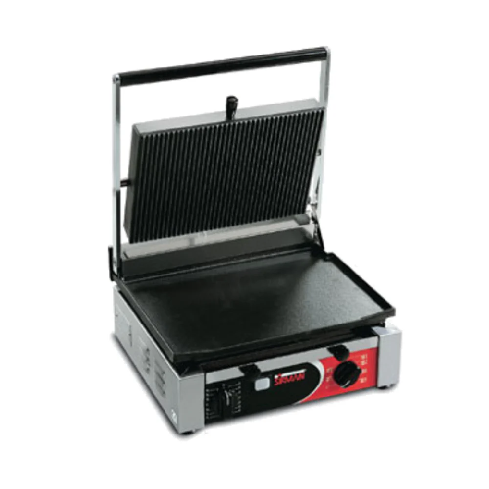 Sirman 34A2305105SI CORT RR PS Panini Grill Single Grooved Top & Grooved Bottom