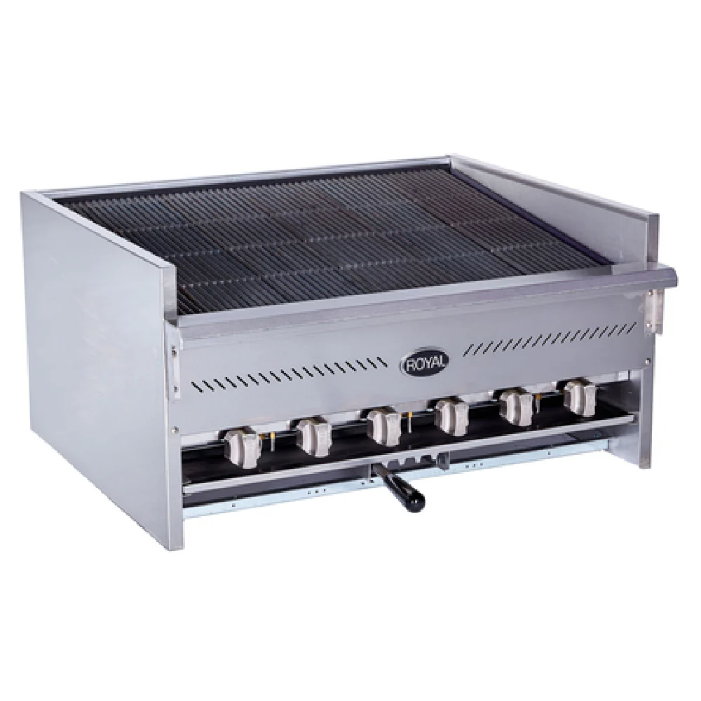 Royal Range Of California RARB-36_LP Charbroiler Gas Countertop Royal Range Of California RARB-36_LP Charbroiler Gas Countertop