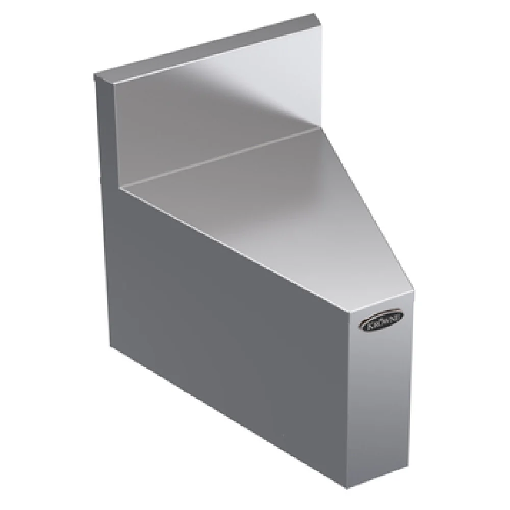 Krowne KR19-R30 19 Inch Stainless Steel Underbar Angle Filler Rear Corner 30 Degree
