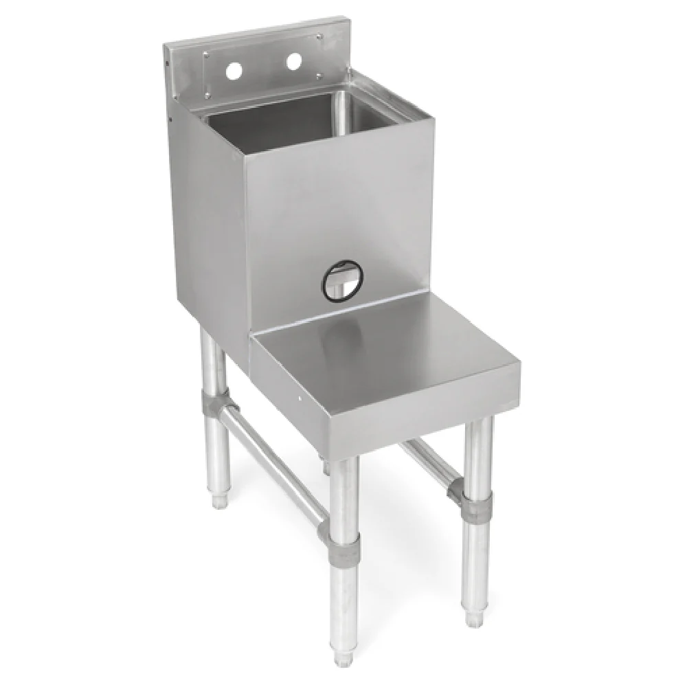 John Boos UBBS-2118-X 18 Inch Underbar Blender Station with Dump Sink Stainless Steel John Boos UBBS-2118-X 18 Inch Underbar Blender Station with Dump Sink Stainless Steel
