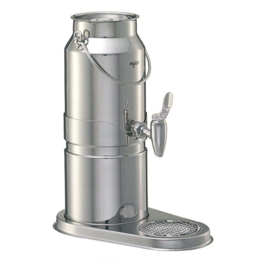 GET Enterprises 3133010 13 Inch Milk Dispenser with Ice Tube and Drip Tray