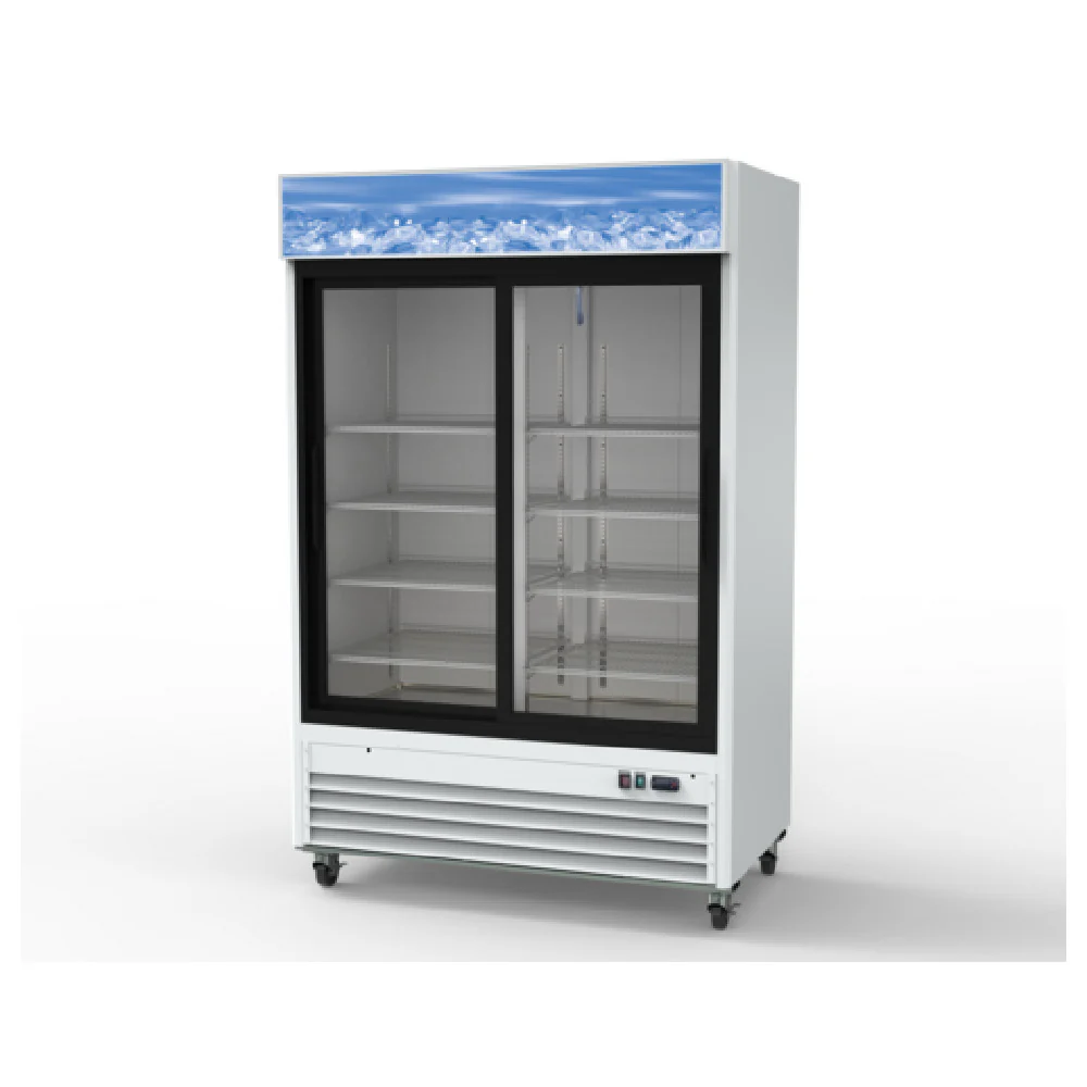 Hubert 208045 Kratos® Sliding Door Refrigerated Merchandiser 53.125” W X 31.875” D X 79.375” H Hubert 208045 Kratos® Sliding Door Refrigerated Merchandiser 53.125” W X 31.875” D X 79.375” H