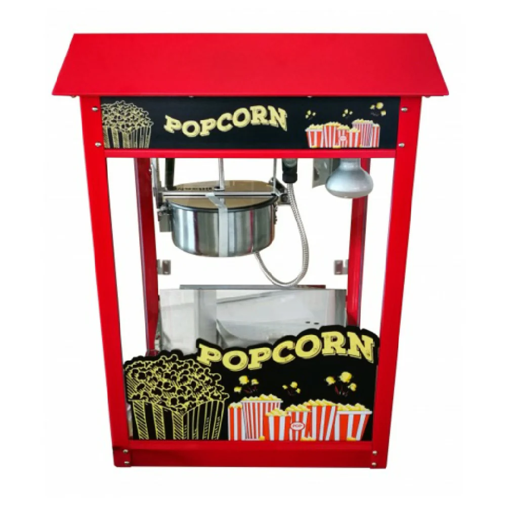 Admiral Craft PCM-8L 22 Inch Popcorn Machine 8 Oz Capacity Counter Model Red