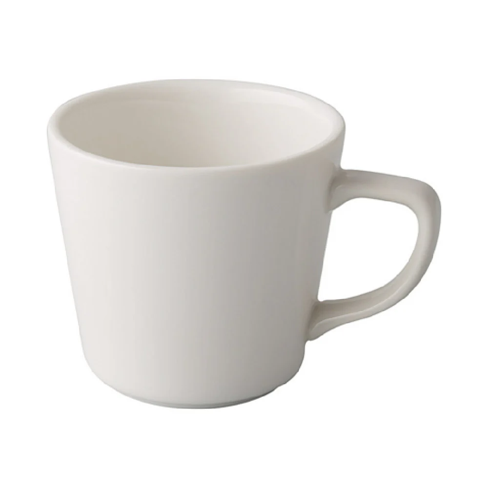 CAC China GW-1 7-1/2 Oz Great Wall Cup Bone White Porcelain 3-1/2 Inch Diameter