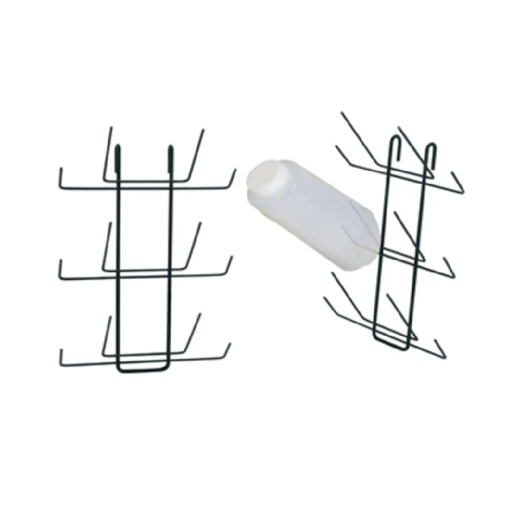 1880 Hospitality FWMBHR6GN 8 Inch Bottle Drying Rack Stainless Steel Wall Mounted 1880 Hospitality FWMBHR6GN 8 Inch Bottle Drying Rack Stainless Steel Wall Mounted
