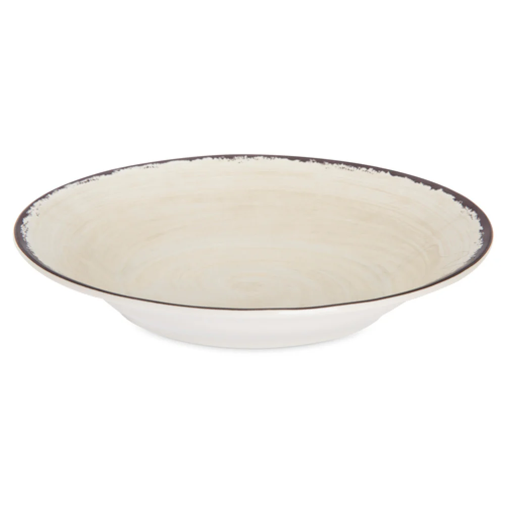 Carlisle 5400353 9 Inch 18-1/2 Oz Swirl Melamine Soup Bowl with Reinforced Rim Carlisle 5400353 9 Inch 18-1/2 Oz Swirl Melamine Soup Bowl with Reinforced Rim
