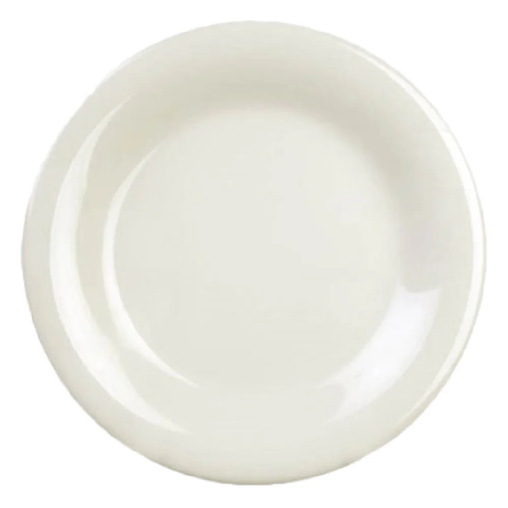 Thunder Group CR010V 10-1/2 Inch Diameter Plate Break-Resistant Melamine Ivory Thunder Group CR010V 10-1/2 Inch Diameter Plate Break-Resistant Melamine Ivory
