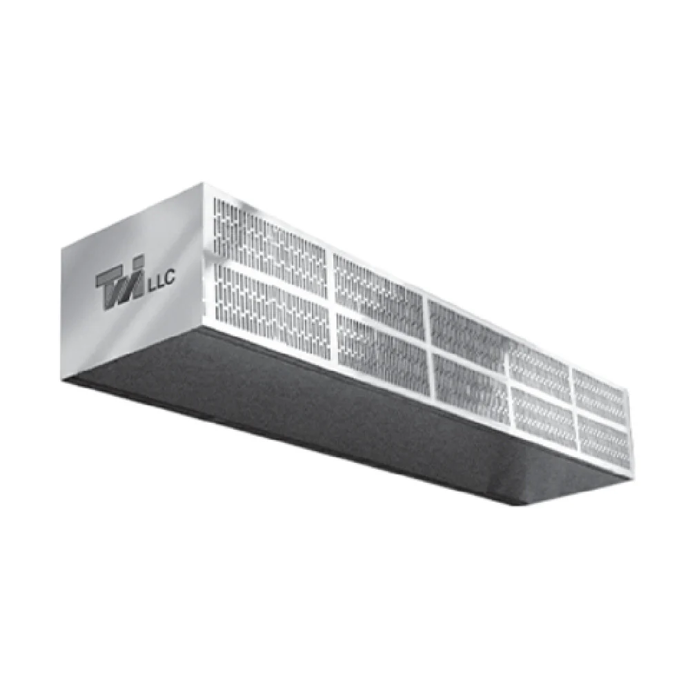 Curtron S-LP-72-2 72 Inch Low Profile Air Curtain with 2 Motors Stainless Steel
