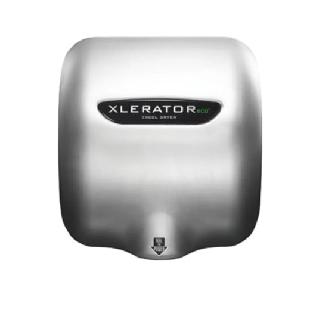 Excel Dryer XL-SB-ECO_208-277/50/60/1 11 Inch Surface-mounted Hand Dryer Brushed Stainless Steel with Automatic Sensor and 10 Seconds Dry Time