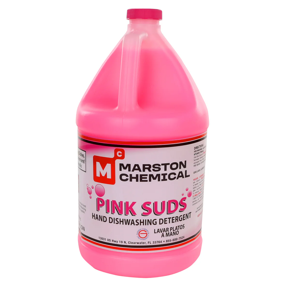 Marston Chemical 300163 Pink Suds Detergent 1 Gallon For Hand Washing Dishes Marston Chemical 300163 Pink Suds Detergent 1 Gallon For Hand Washing Dishes