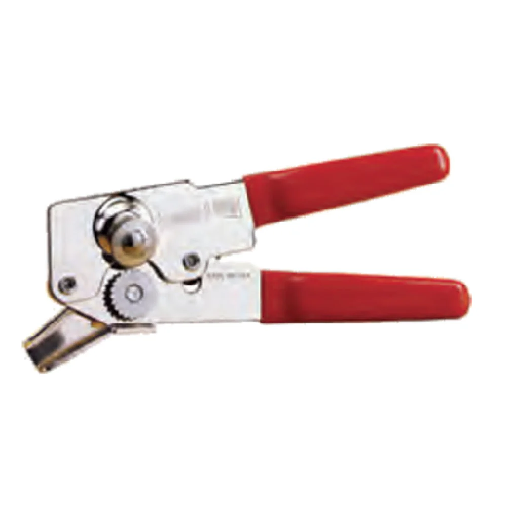 1880 Hospitality 407RD 8.5 Inch Portable Can Opener Manual Aluminum Red
