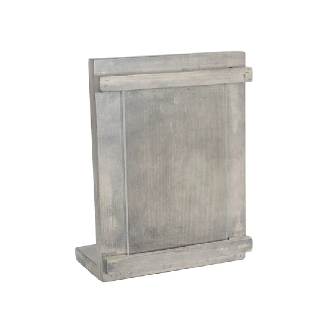 Cal Mil 3483-46-110 6 Inch Aspen Card Holder Gray-washed Pine Wood