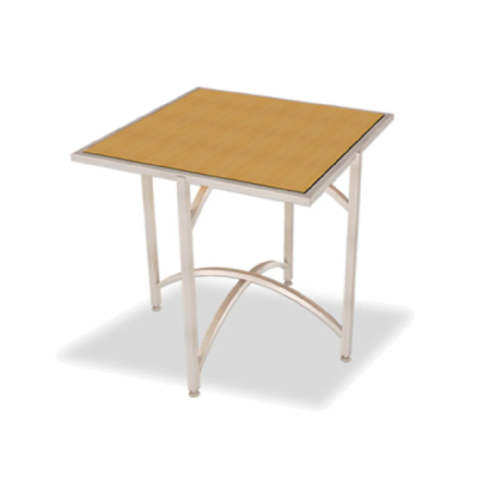 Forbes Industries 7035L-30 36 Inch Square Folding Table Brushed Finish Forbes Industries 7035L-30 36 Inch Square Folding Table Brushed Finish