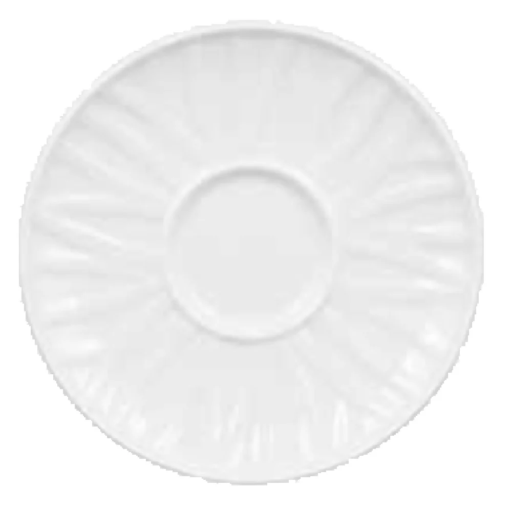 Vertex China GV-36 4-15/16 Inch Diameter Porcelain Round Saucer A.D. Embossed Vertex China GV-36 4-15/16 Inch Diameter Porcelain Round Saucer A.D. Embossed