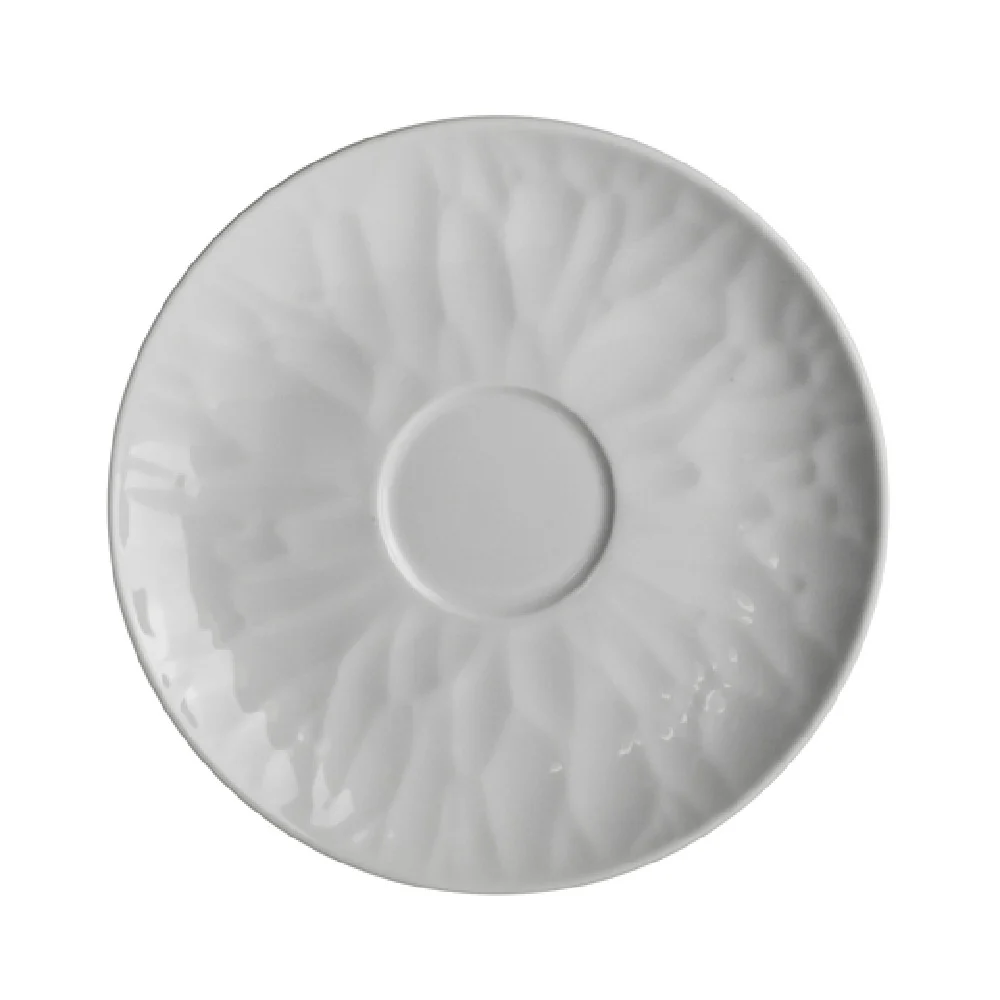 Steelite 61192ST7948 6.0 Inch Round Porcelain Saucer Cool Blue White