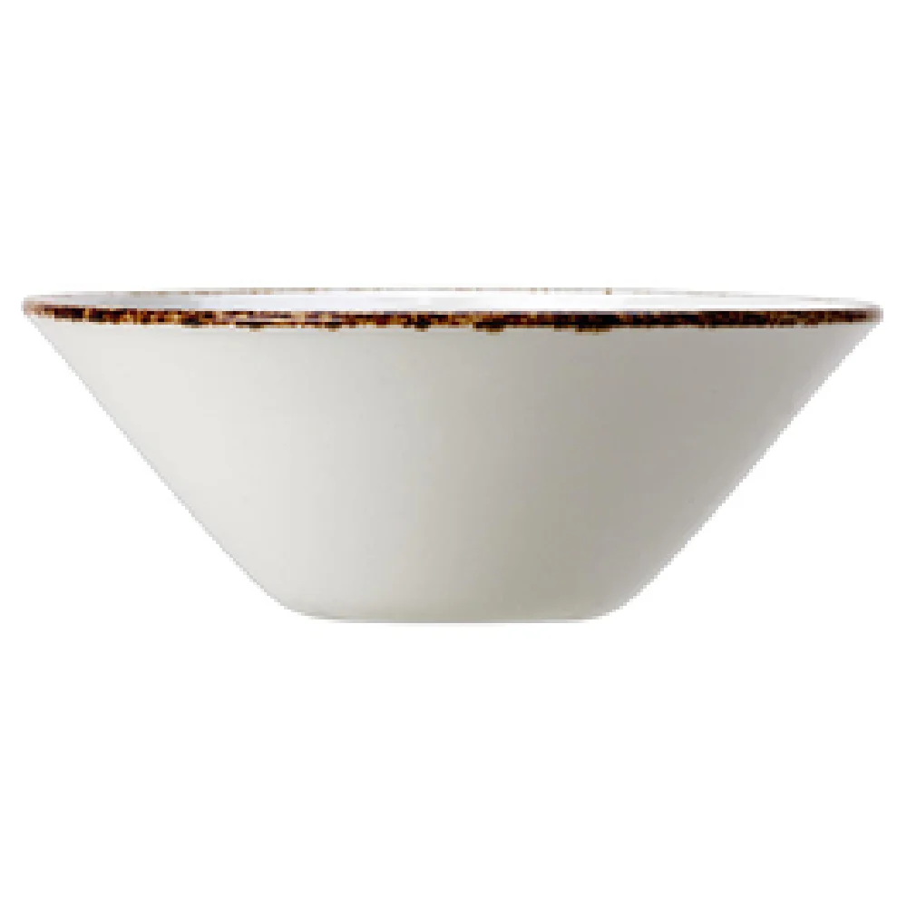 Steelite 17140595 5.0 Oz Brown Dapple Round Bowl China 4.5 Inch Steelite 17140595 5.0 Oz Brown Dapple Round Bowl China 4.5 Inch