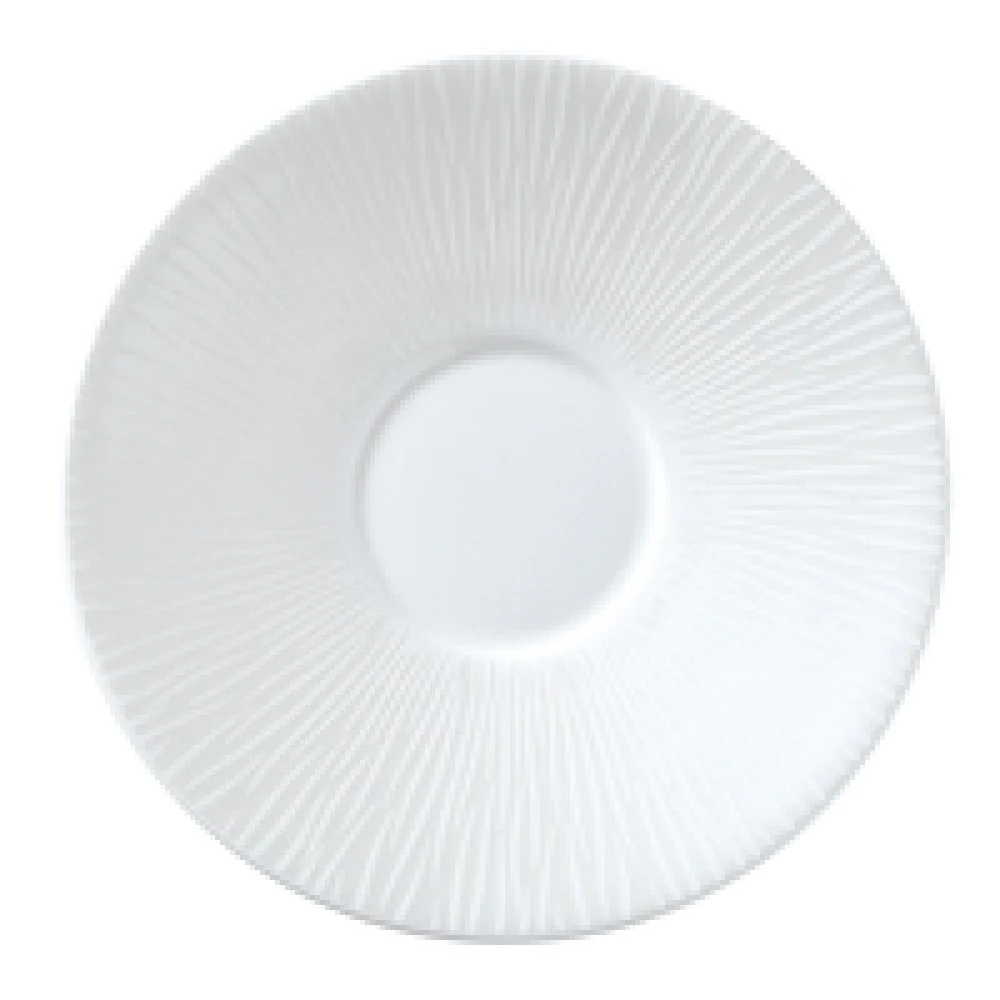 Steelite 82109AND0518 4.75 Inch Espresso Saucer Bone China Flame Signature Steelite 82109AND0518 4.75 Inch Espresso Saucer Bone China Flame Signature