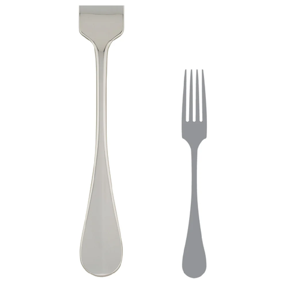 Steelite 5500J023 7-1/2 Inch Dessert Fork with 18/10 Stainless Steel Finish