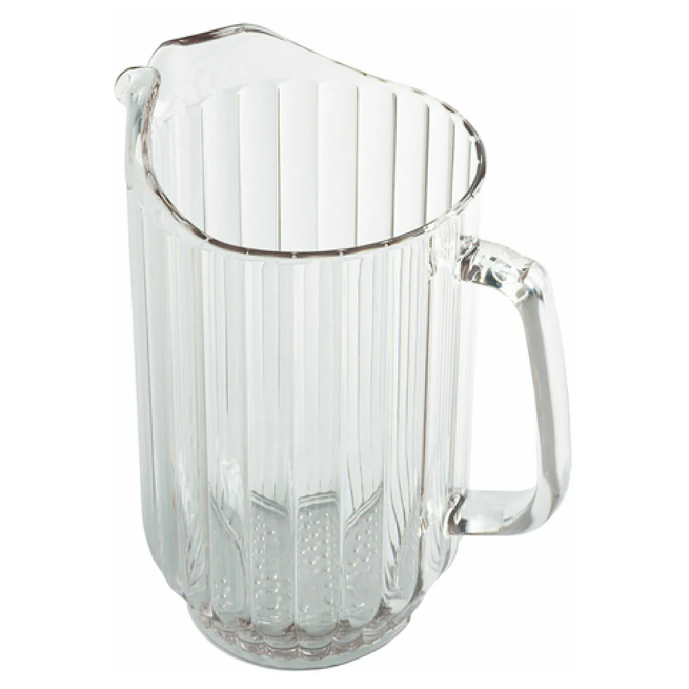 Cambro P600CW135 60 Oz Clear Plastic Pitcher with Handle Chip and Break Resistant Cambro P600CW135 60 Oz Clear Plastic Pitcher with Handle Chip and Break Resistant