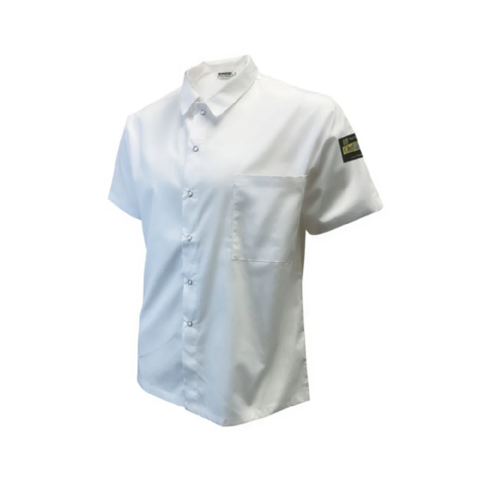 Thunder Group CJ810WH2XL Cook's Shirt 2x-large Snap-Button Short Sleeve White Thunder Group CJ810WH2XL Cook's Shirt 2x-large Snap-Button Short Sleeve White