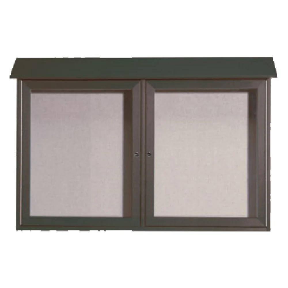 Aarco PLD3045-2-4 45 Inch Message Center Wall Mounted Vinyl Covered Cork Green Aarco PLD3045-2-4 45 Inch Message Center Wall Mounted Vinyl Covered Cork Green