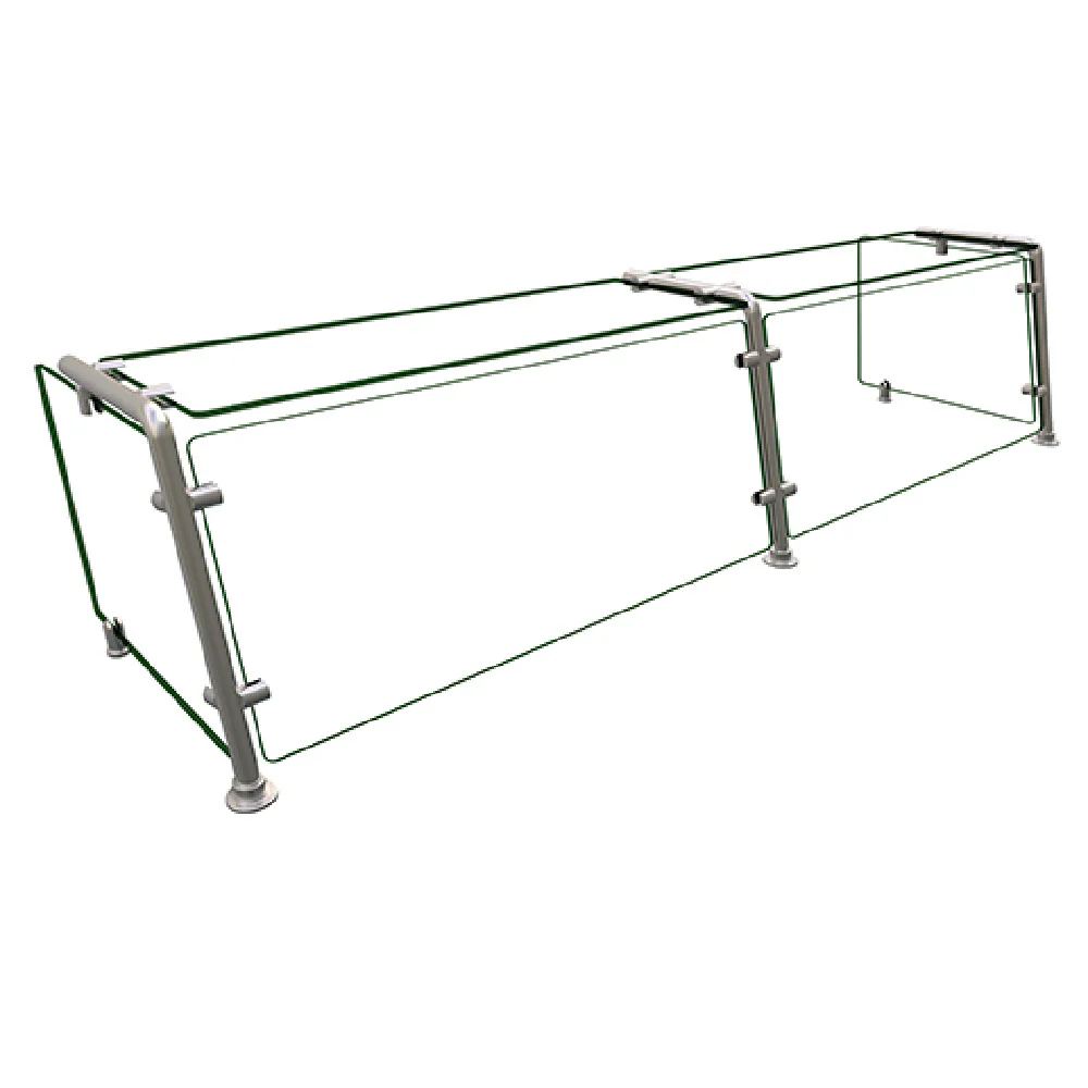 Hatco EP21-07218 72 Inch Food Shield Full-Service Sneeze Guard Stainless Steel