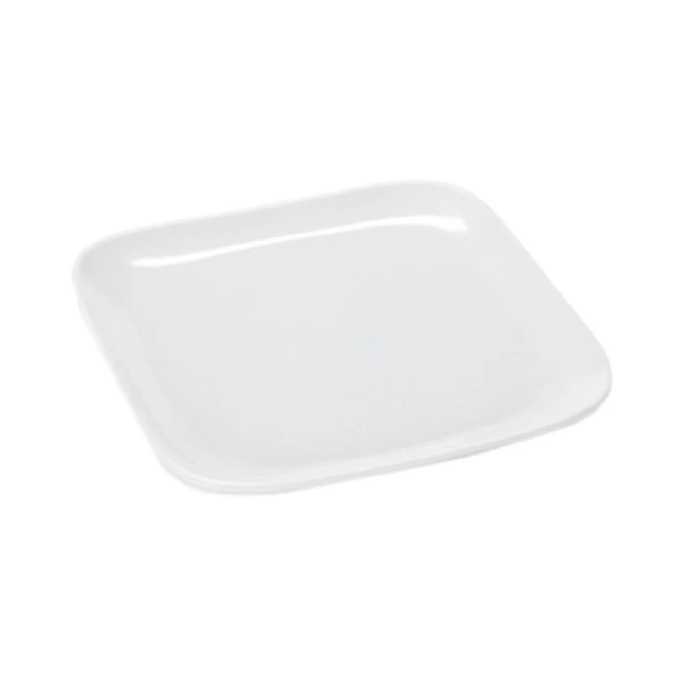 GET Enterprises CS-6116-W 6 Inch Coupe Square Plate Break Resistant Melamine White GET Enterprises CS-6116-W 6 Inch Coupe Square Plate Break Resistant Melamine White