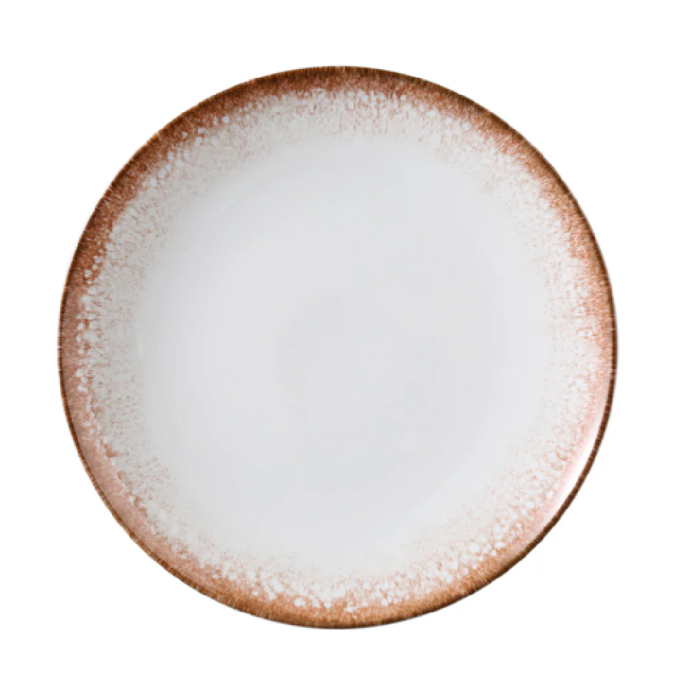 Yanco PR-711 11 1/4 Inch Round Plate Dishwasher Safe Chinaware Pack of 12