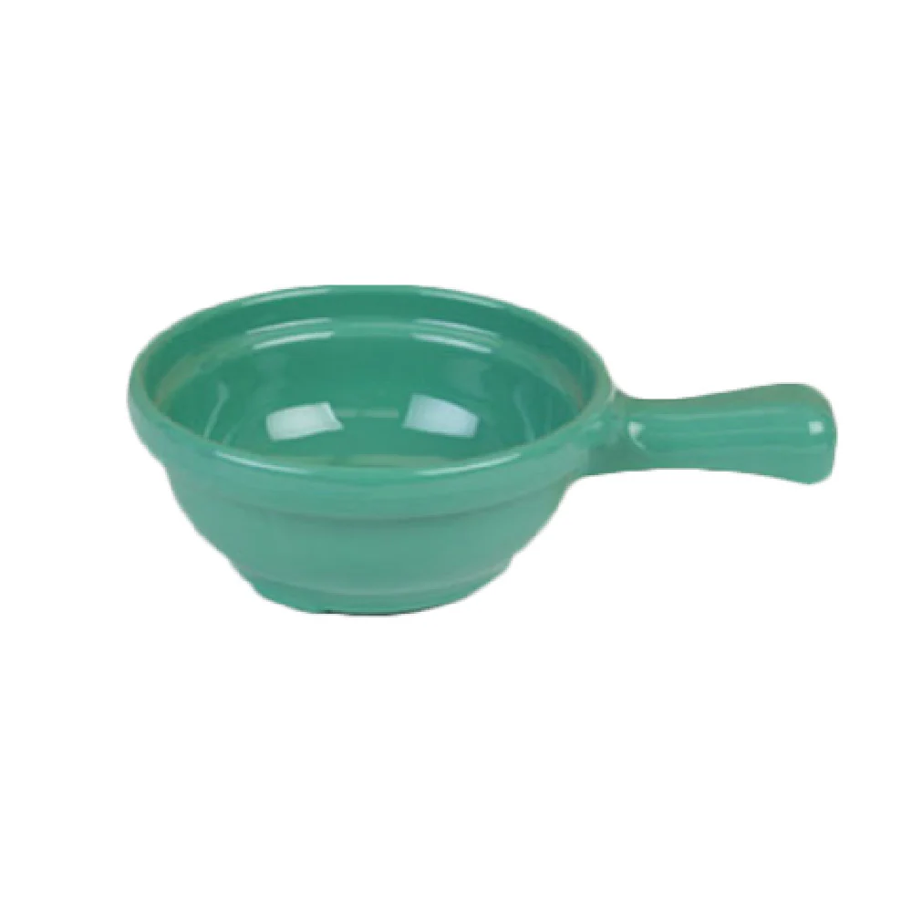 Thunder Group CR305GR 10 Oz Soup Bowl with Handle Melamine Break-Resistant Green