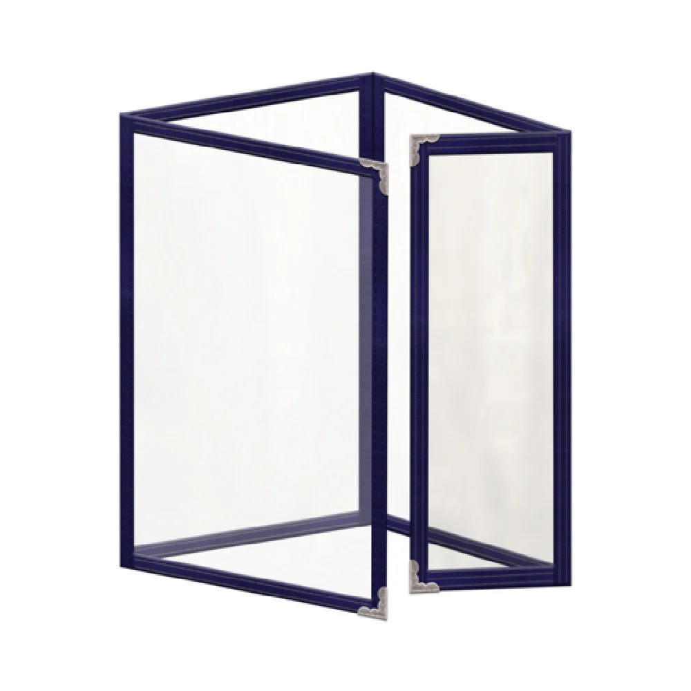 Risch TETQ 5.5X8.5-NYLON 5-1/2 Inch Deluxe Sewn Nylon Menu Cover Clear or Matte Finish