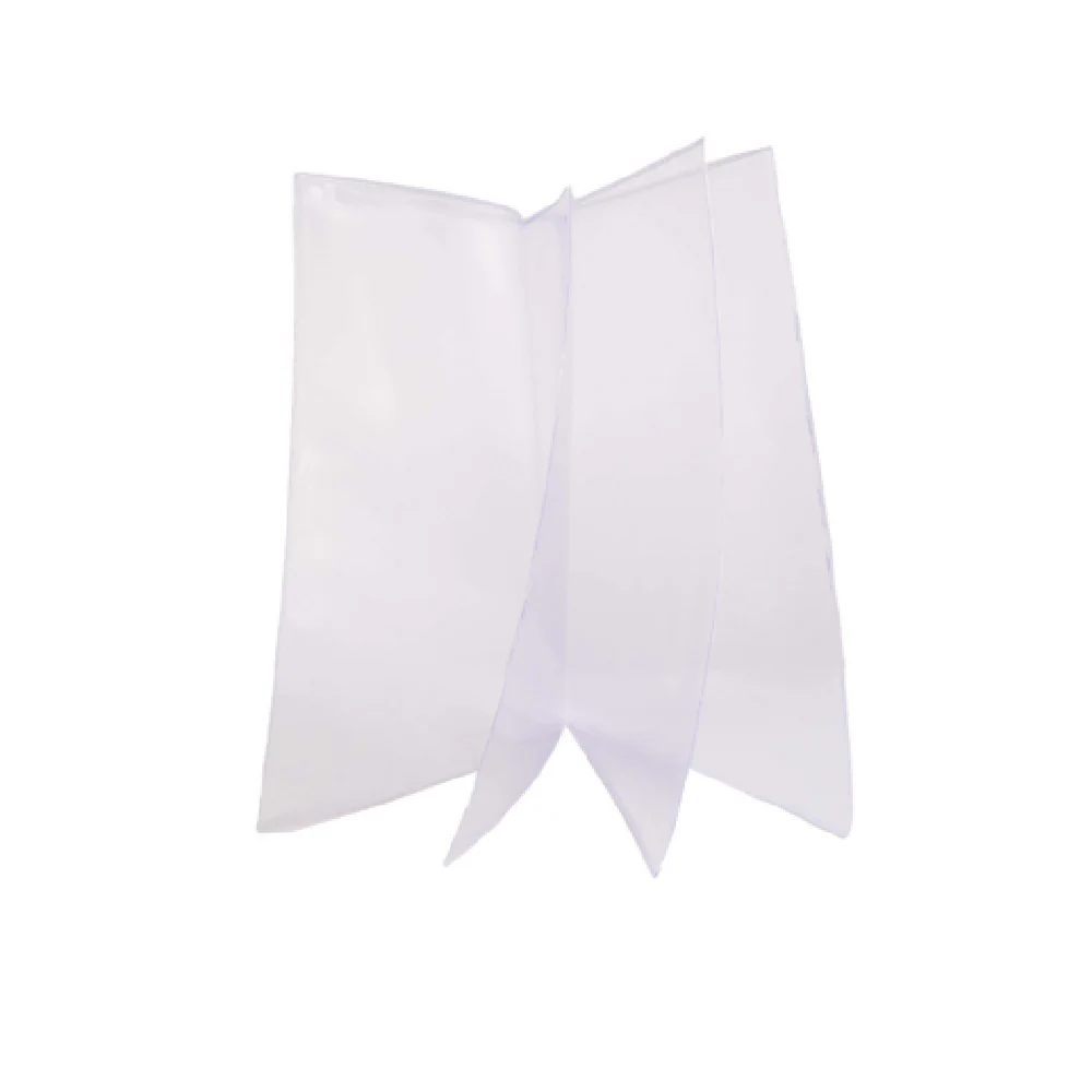Risch 81 8.5X11 Clear Vinyl Menu Cover 8-1/2 Inch x 11 Inch Quad Pocket