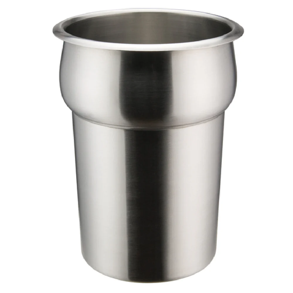 Winco INSN-2.5 2-1/2 Quart Round Vegetable Inset Stainless Steel Satin Finish