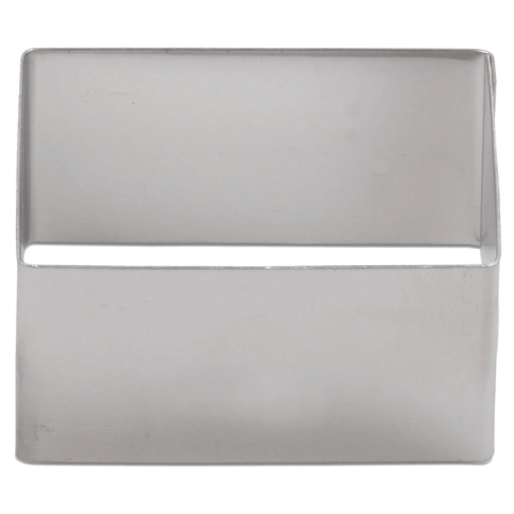 JB Prince M524 3 Oz Rectangle Pastry Ring Mold Stainless Steel JB Prince M524 3 Oz Rectangle Pastry Ring Mold Stainless Steel