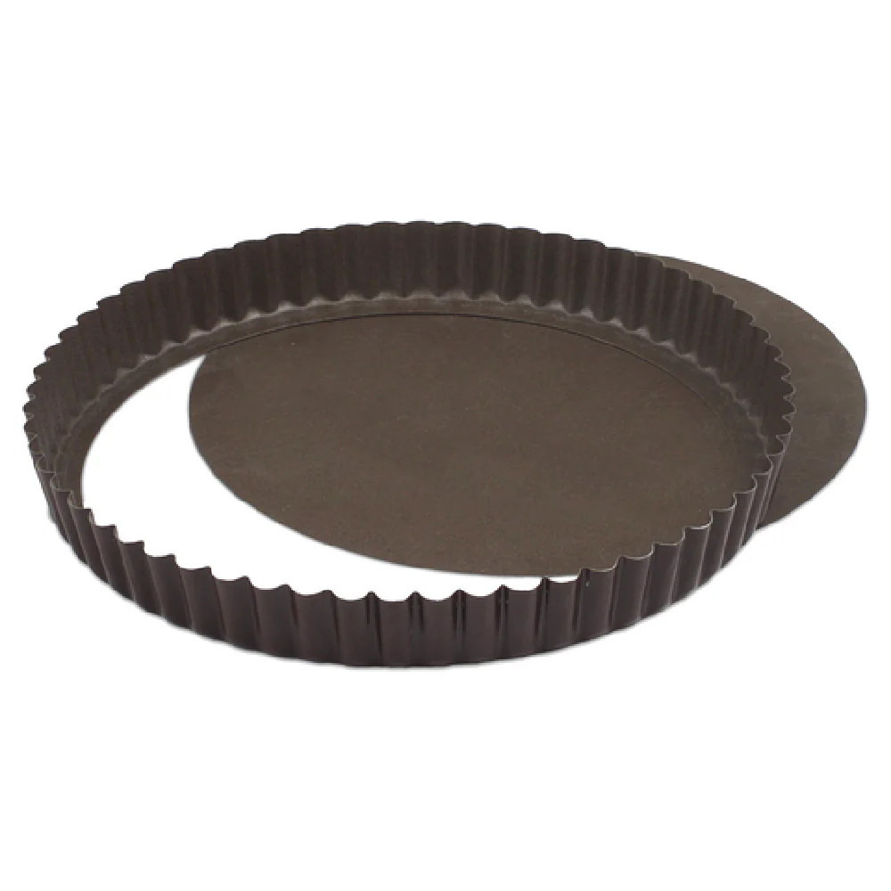 JB Prince M145 9.5NS 9-1/2 Inch Tart Mold Fluted Non-Stick Steel