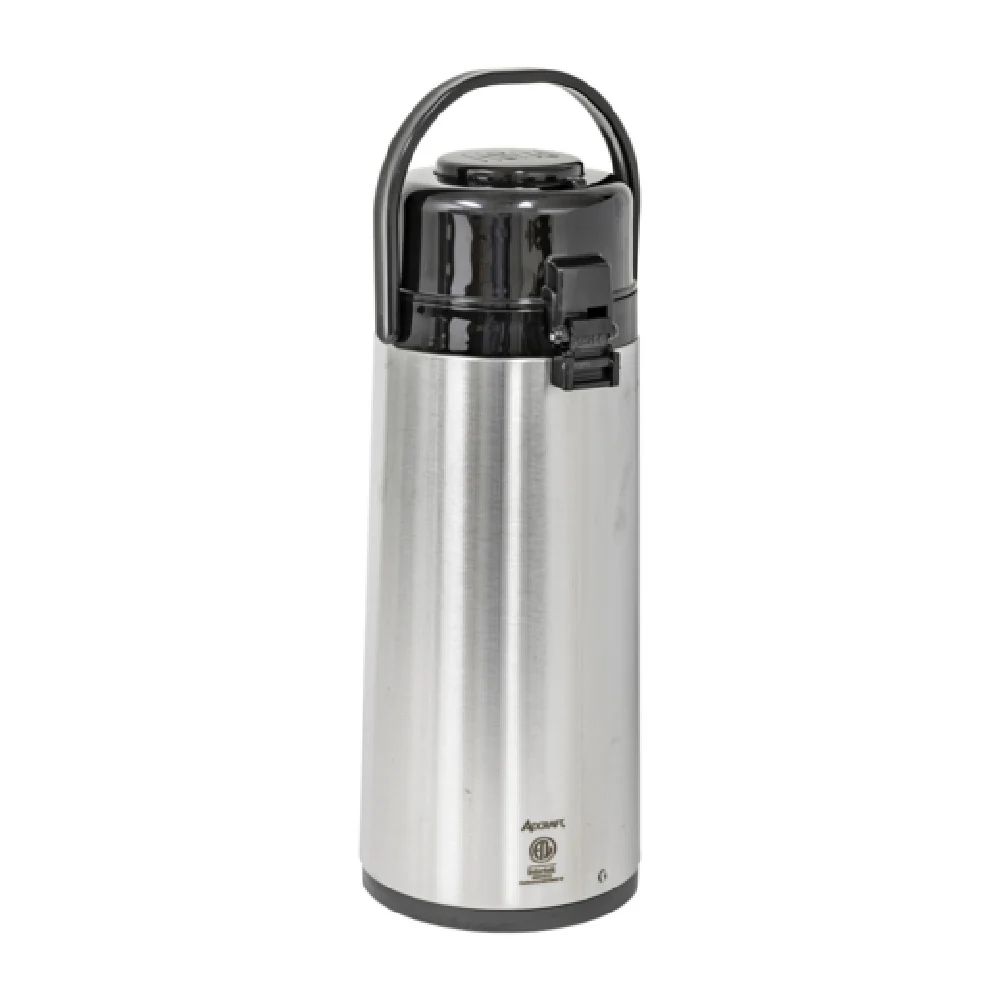 Admiral Craft APE22 2.2L Brew-thru Airpot Stainless Steel Carrier Handle Black Admiral Craft APE22 2.2L Brew-thru Airpot Stainless Steel Carrier Handle Black