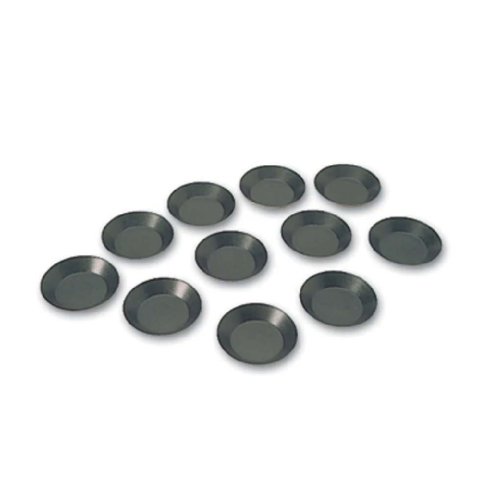 Matfer 332681 4 Inch Exopan Tart Mold Non-Stick Steel Round 12 Packs