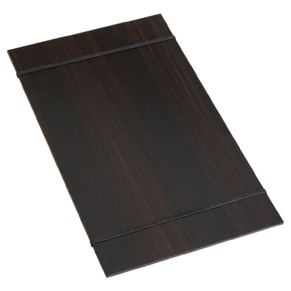 American Metalcraft CBR15 9 Inch Rubber Band Menu Board Wood Espresso