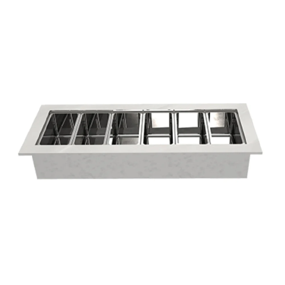 Montague Company PC-53-R 52 Inch Cold Well Remote Refrigeration Stainless Steel Drop-In