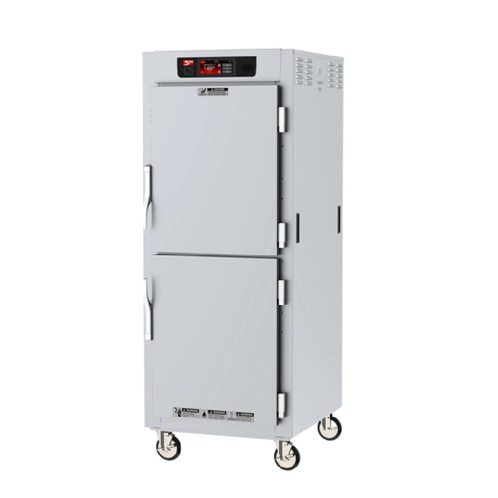 Metro C589L-SDS-LPDCA 29 Inch Mobile Pass Thru Heated Cabinet with Dutch Doors